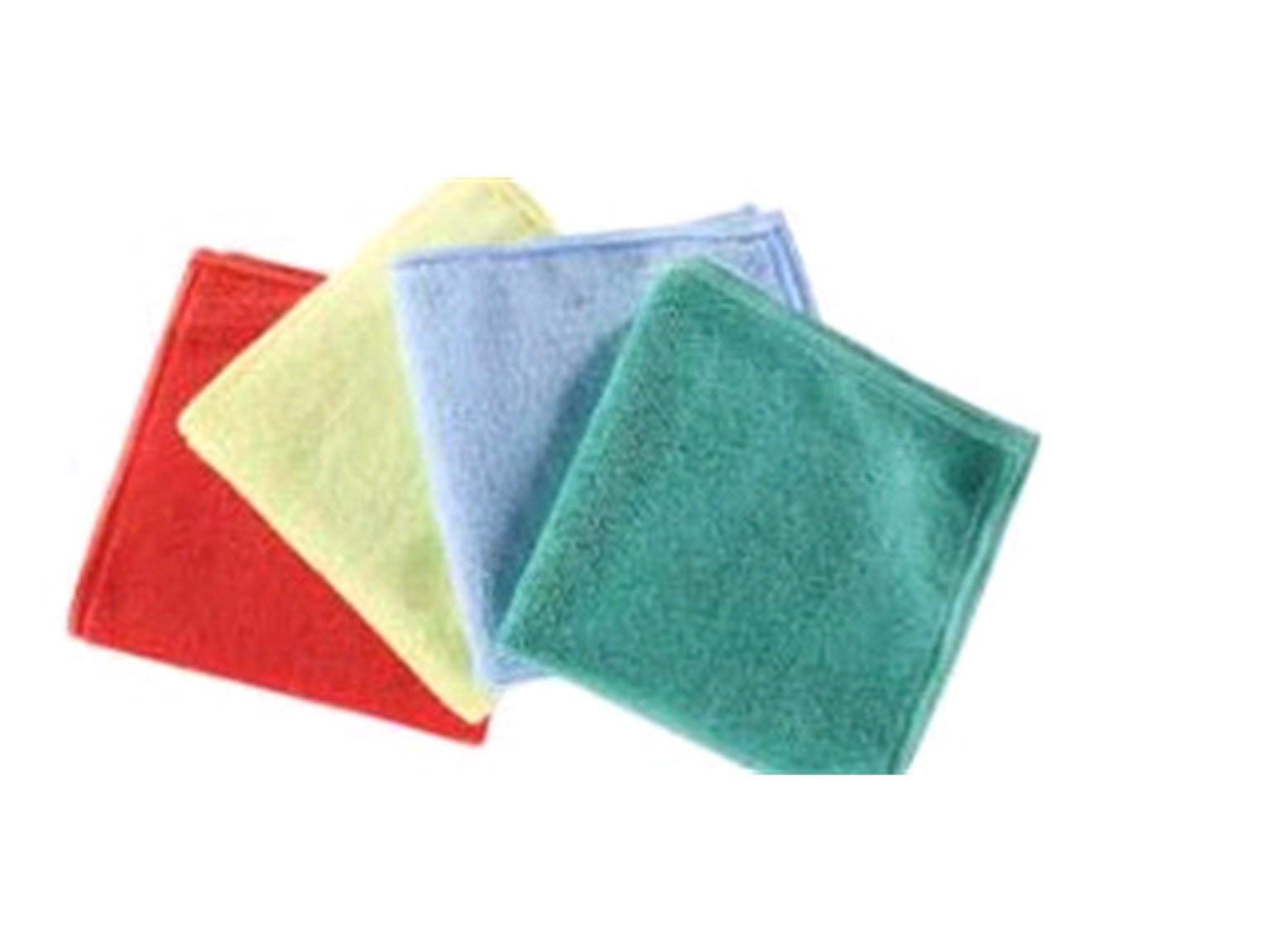 Microfasertuch Frotty, rot, 240 g/m2, 38 x 38 cm, waschbar bis 90°C Microfasertuch Frotty, rot, 240 g/m2, 38 x 38 cm, waschbar bis 90°C