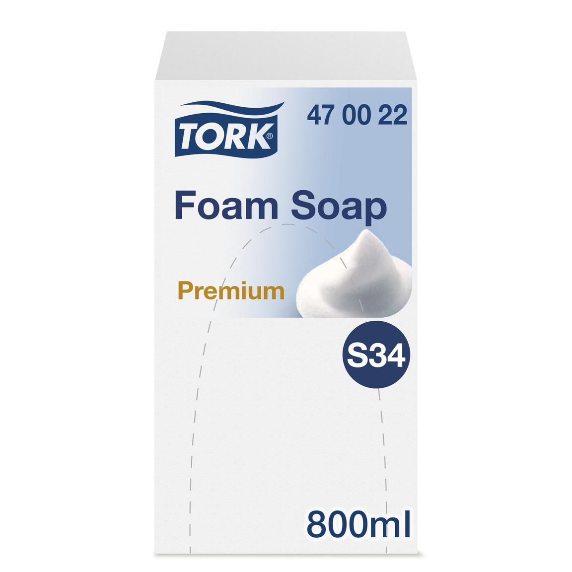 Schaumseife Tork, 800 ml Beutel, parfümiert, Farbe pink, reicht für ca.