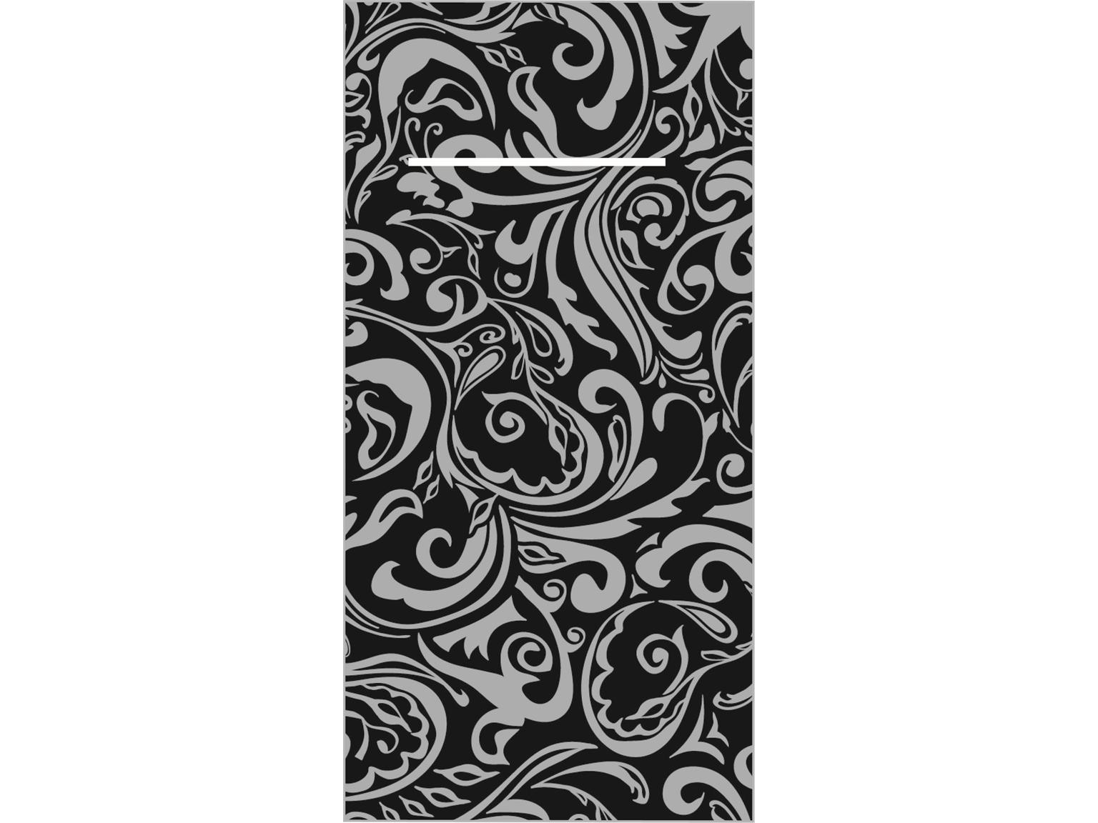 Bestecktasche, 65 gm2, 40 x 40 cm, schwarz "LIAS" Bestecktasche, 65 gm2, 40 x 40 cm, schwarz "LIAS"