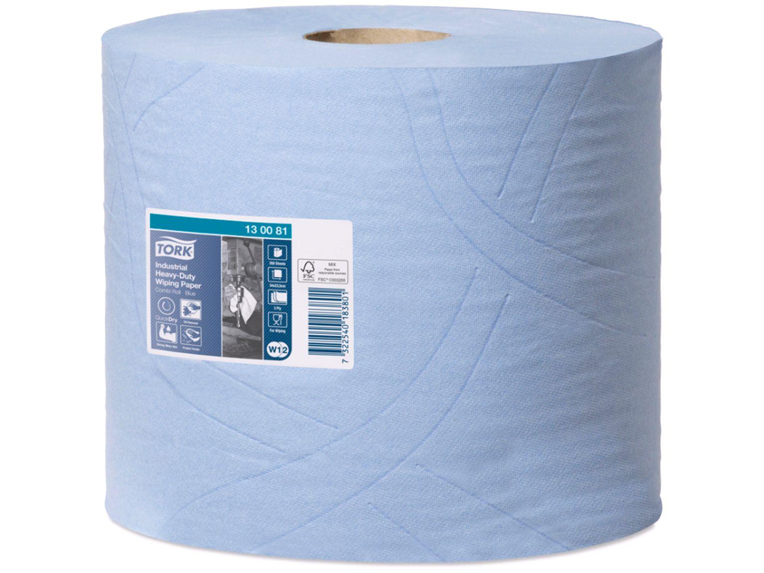 Putztuchrollen Tork Advanced 440 Performance, TAD blau, 3-lagig, 350 Putztuchrollen Tork Advanced 440 Performance, TAD blau, 3-lagig, 350