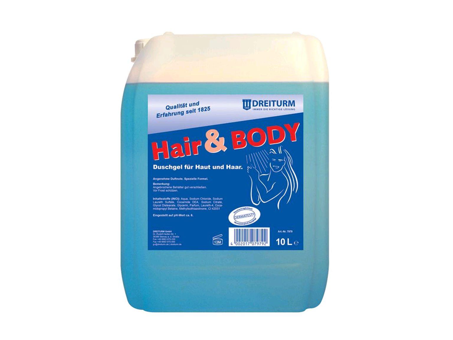 Duschgel HAIR & BODY, für Körper und Haar, ph-neutral, extramild Duschgel HAIR & BODY, für Körper und Haar, ph-neutral, extramild