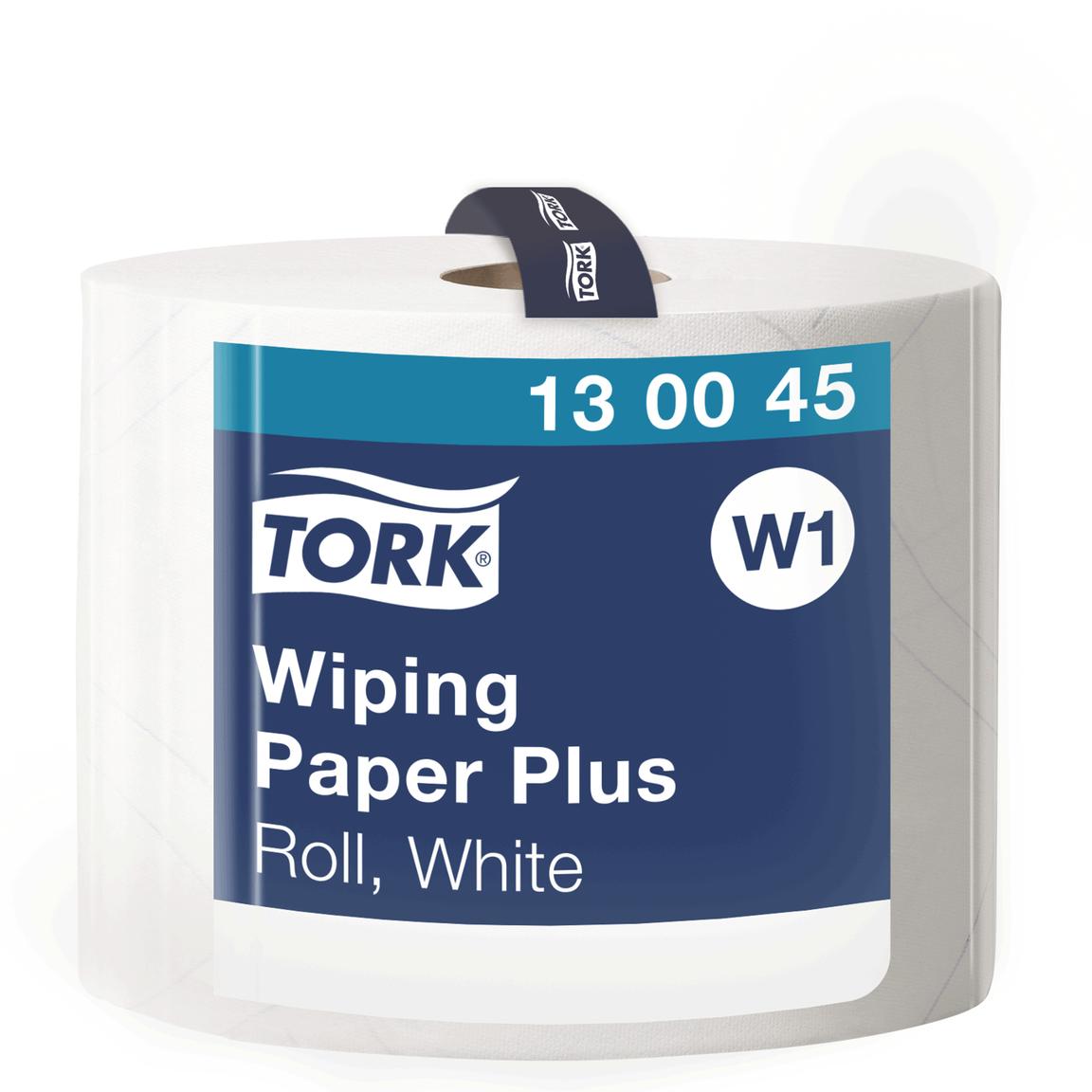 Putztuchrollen Tork Advanced 420, Hybrid hochweiss, 2-lagig, 1500 Blatt,