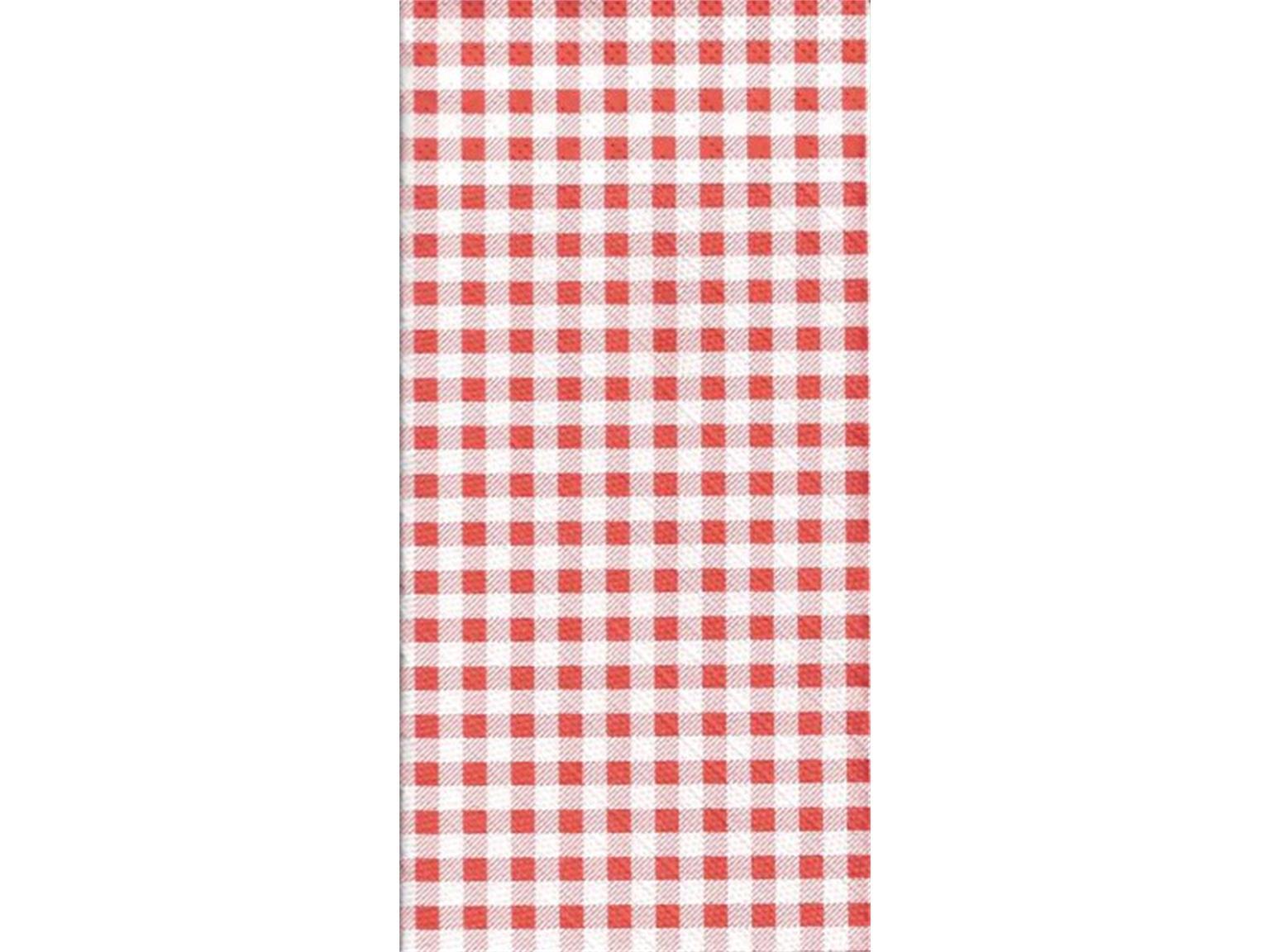 Bestecktasche, 4-lagig, 40 x 40 cm, rot-weiss "ROBIN" Bestecktasche, 4-lagig, 40 x 40 cm, rot-weiss "ROBIN"