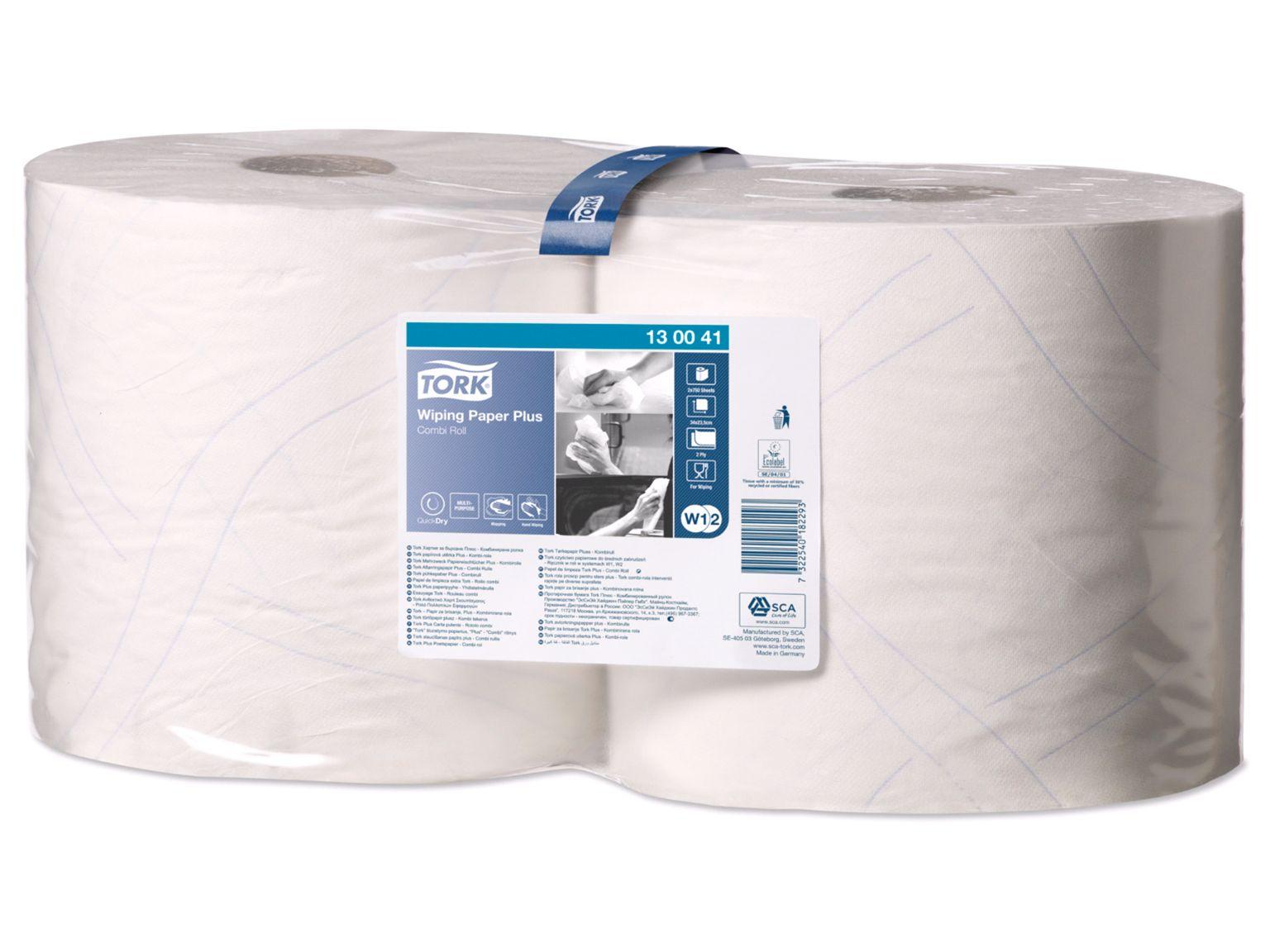 Putztuchrollen Tork Advanced 420 Performance, Hybrid hochweiss, 2-lagig, Putztuchrollen Tork Advanced 420 Performance, Hybrid hochweiss, 2-lagig,