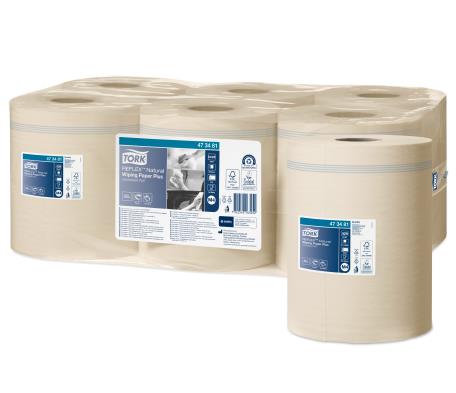 Putztuchrollen Tork Relflex TM, Tissue natur, 2-lagig, 19.8 cm x 150.15 lfm,