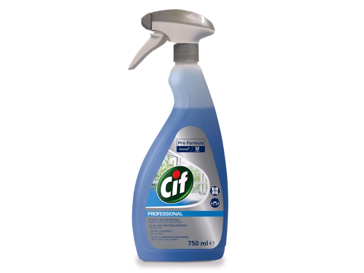 Cif Professional Fenster & Oberflächenreiniger, 6x750 ml