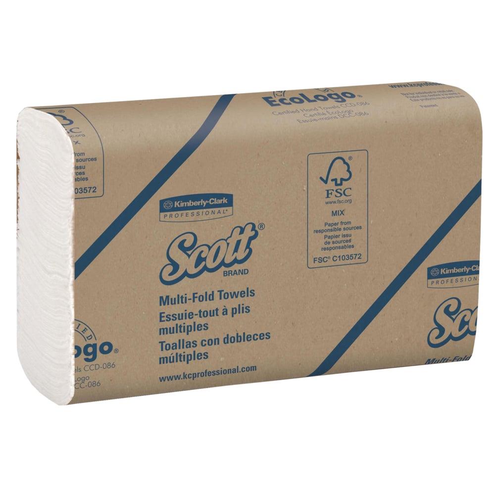 Falthandtücher SCOTT, Multifold 23.5 x 23.0 cm, 1-lagig, Airflex weiss
