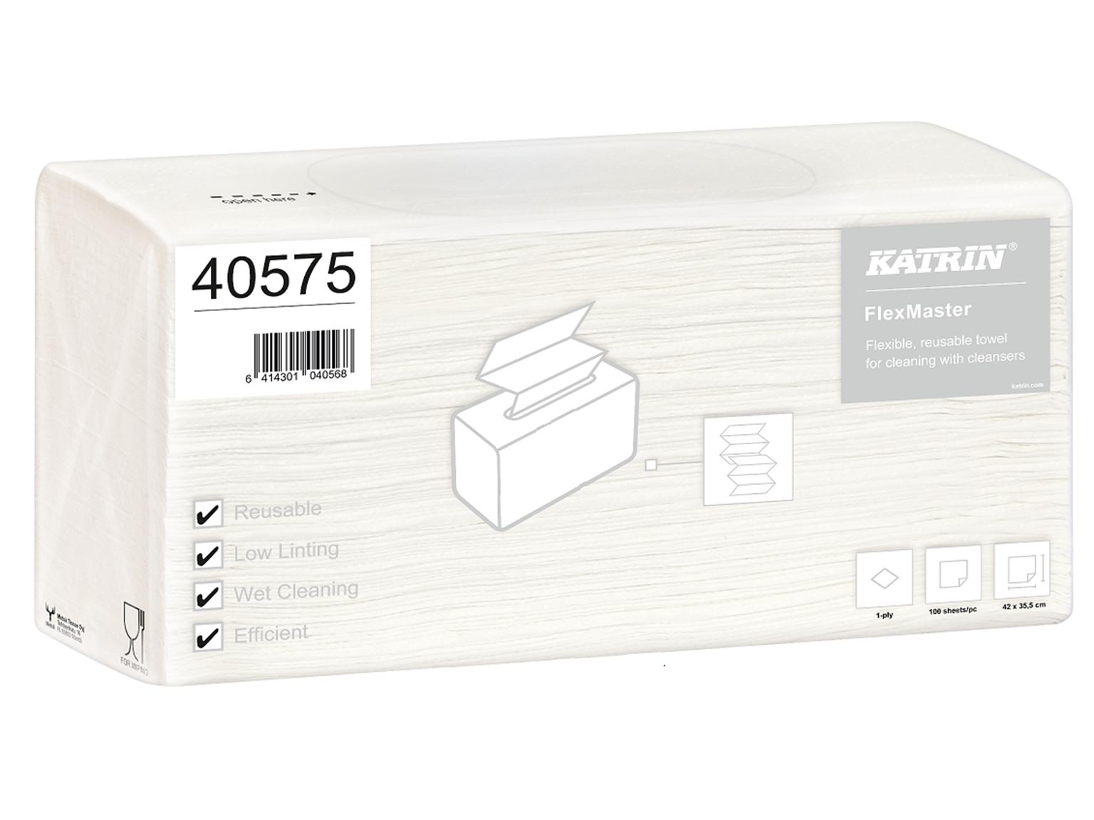 Reinigungstuch Katrin Flex Master, 5 x 100 Tücher Reinigungstuch Katrin Flex Master, 5 x 100 Tücher