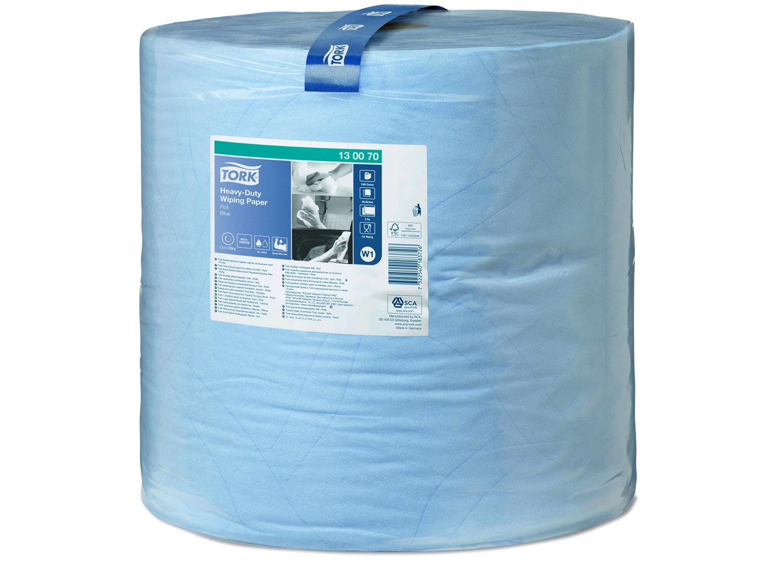 Tork Extra starke Mehrzweck Papier- wischer, blau, 2-lagig, 1000 Blatt Tork Extra starke Mehrzweck Papier- wischer, blau, 2-lagig, 1000 Blatt