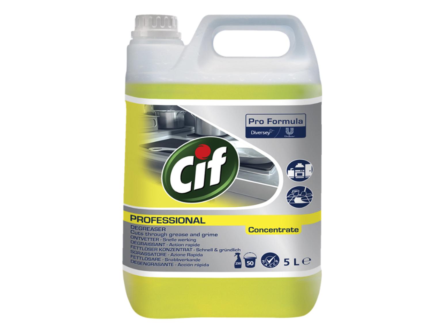 Cif Professional Power Fettlöser Konzentrat 2x5L Cif Professional Power Fettlöser Konzentrat 2x5L