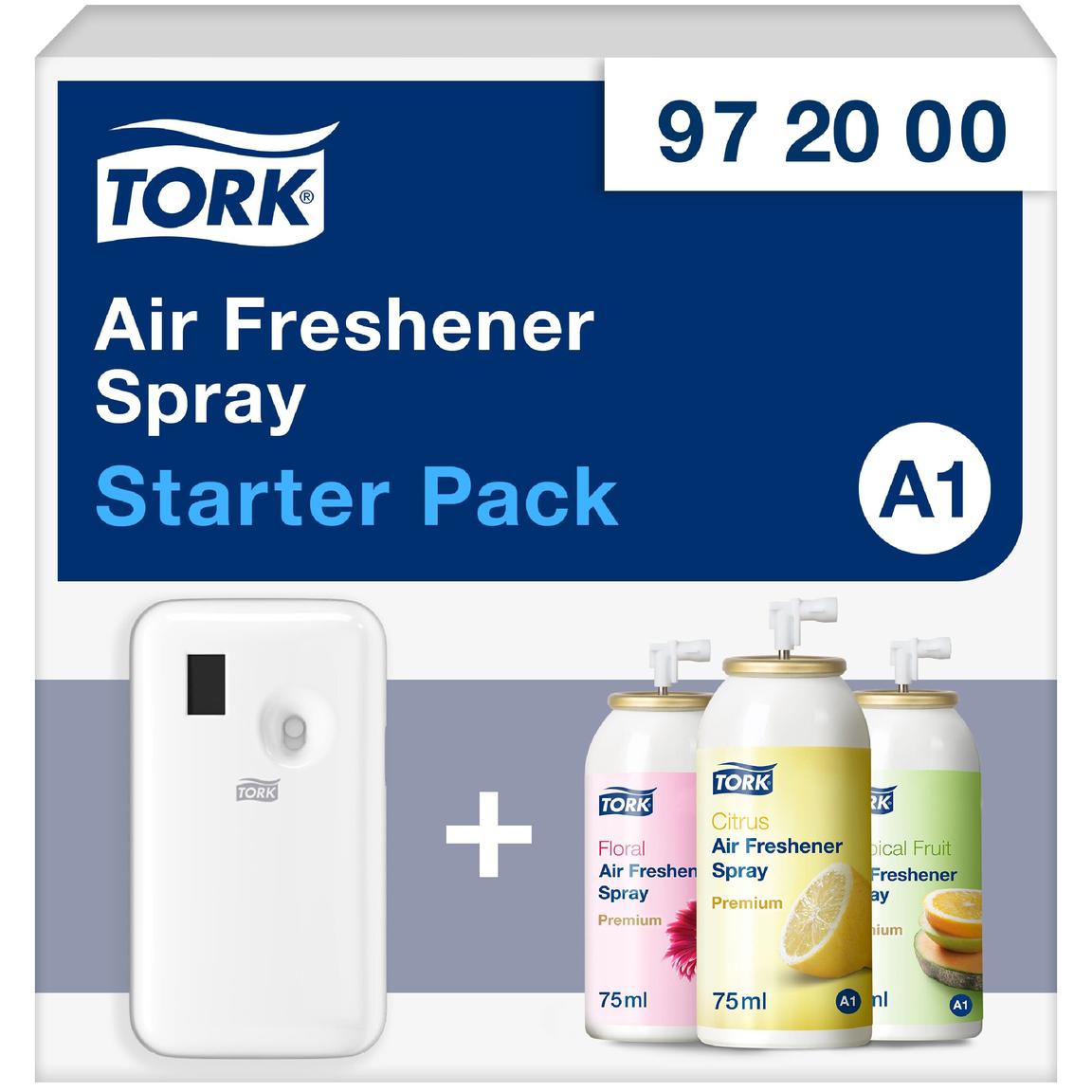 Tork Starter Pack Duftspender mit 3 verschiedenen Duftpatronen