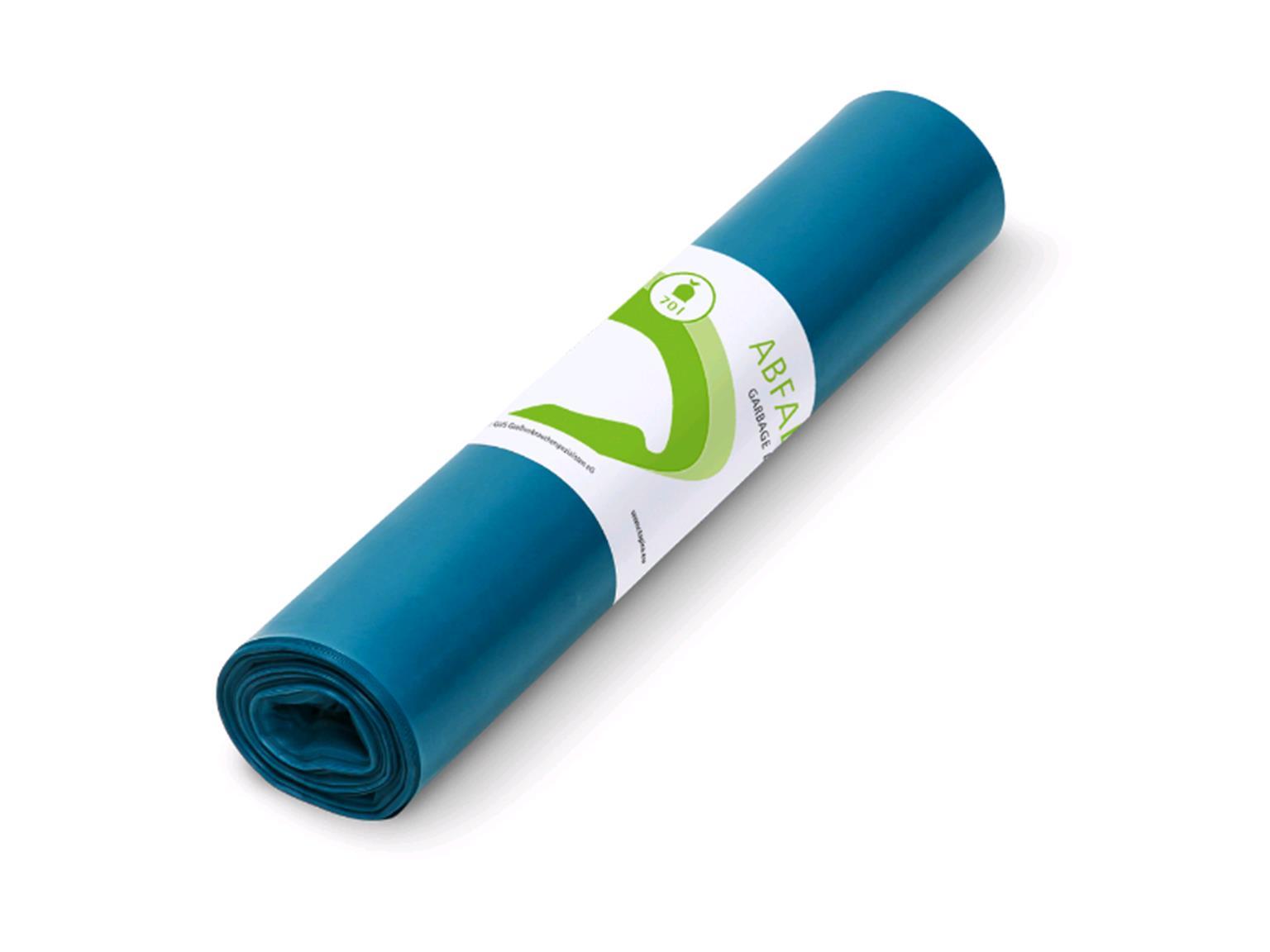 Abfallsack 70 Liter, blau, 250 Stück Abfallsack 70 Liter, blau, 250 Stück