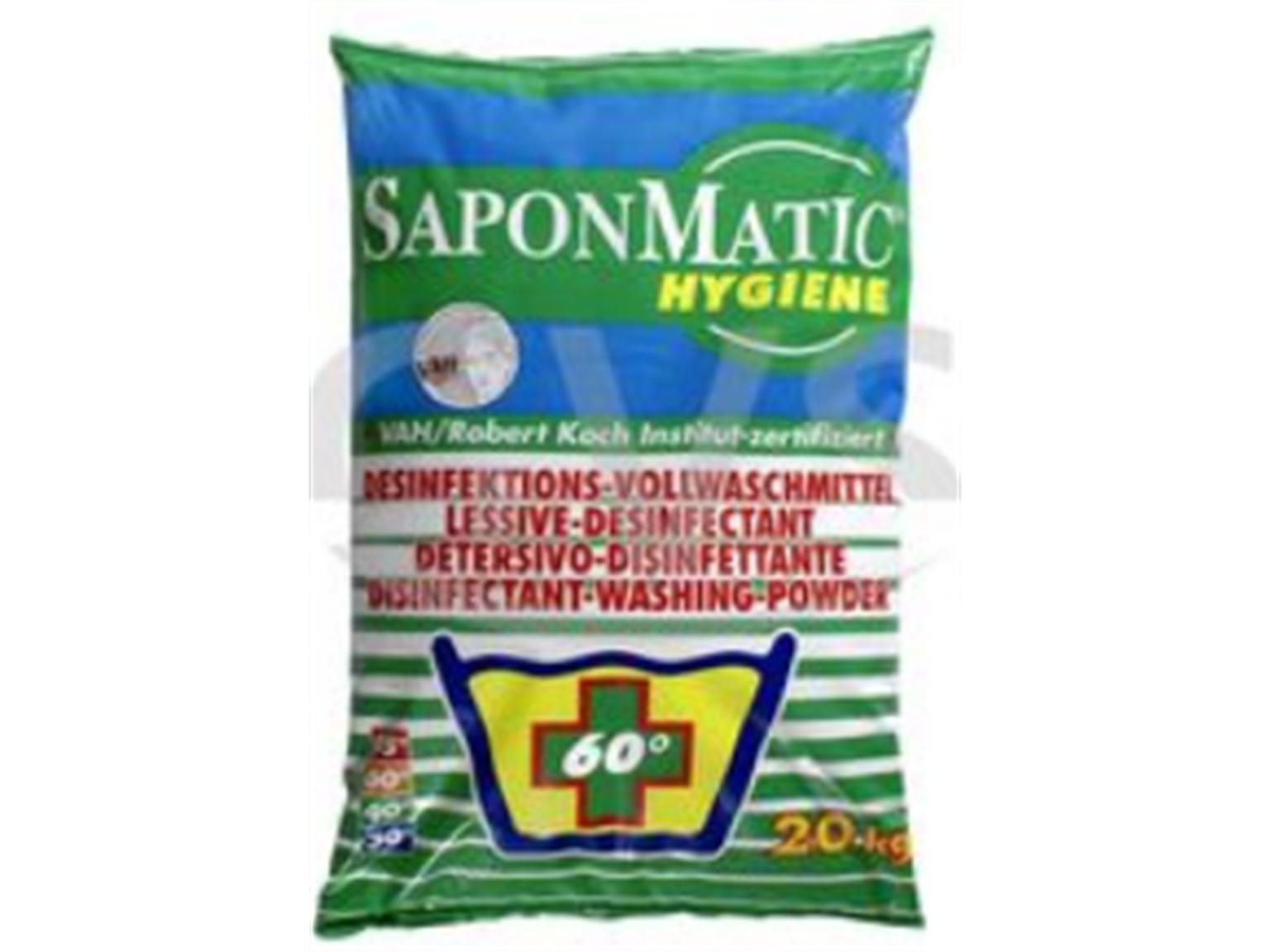 Desinfektionswaschmittel Saponmatic - Hygiene 20kg Sack Desinfektionswaschmittel Saponmatic - Hygiene 20kg Sack