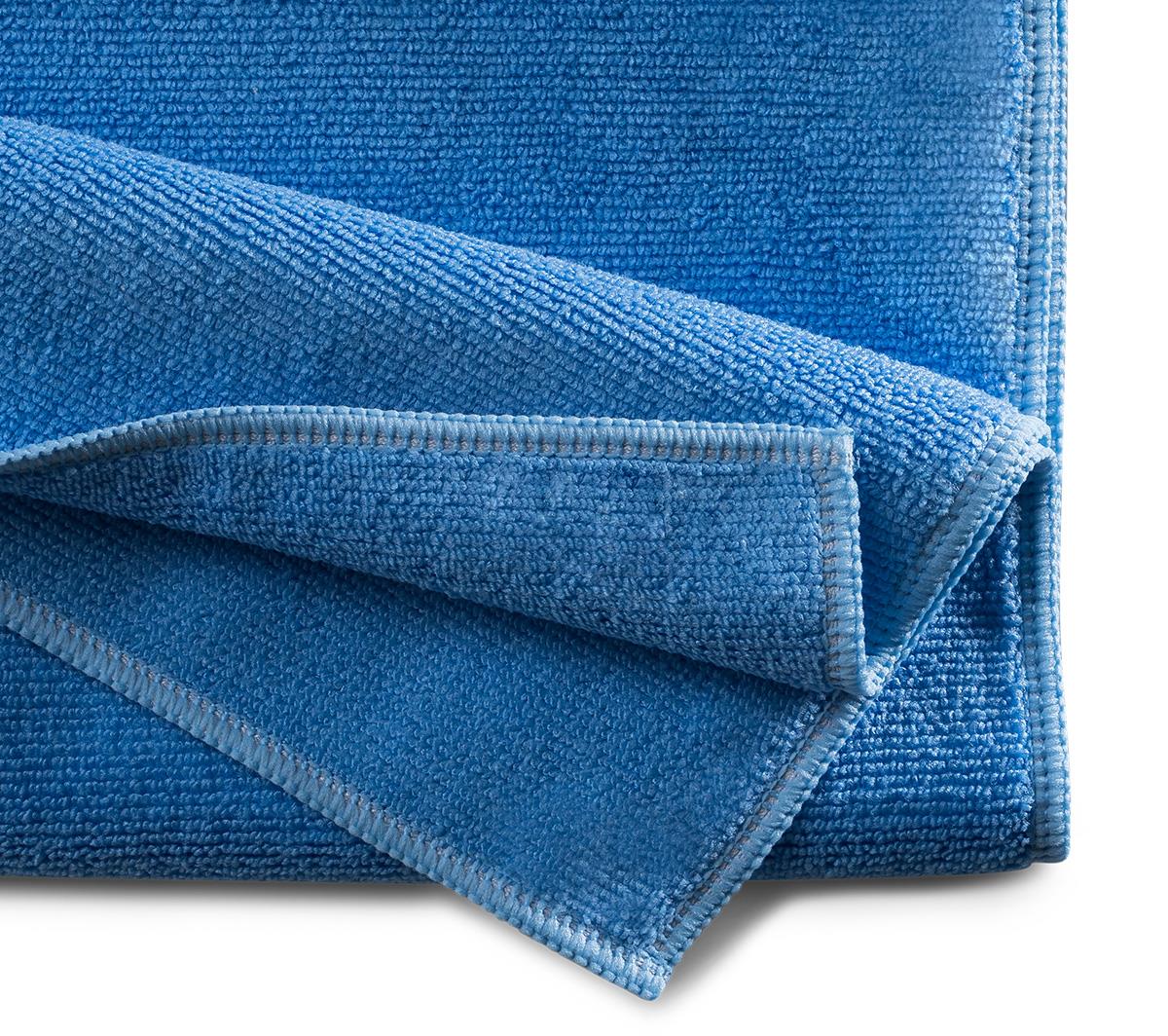 Microfasertuch PROFFESIONAL recycling blau, Frottee, 300g/m2, 40 x 40 cm Microfasertuch PROFFESIONAL recycling blau, Frottee, 300g/m2, 40 x 40 cm