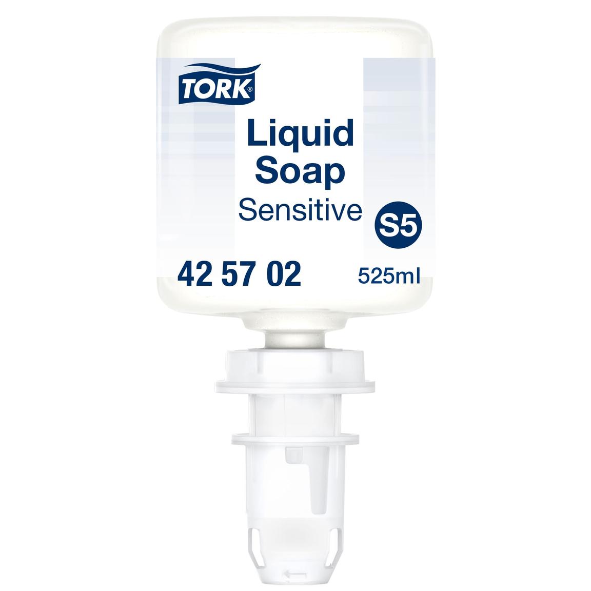 Tork Premium Flüssigseife, sensitiv (S5) 525 ml Flacon, weiss, parfümfrei