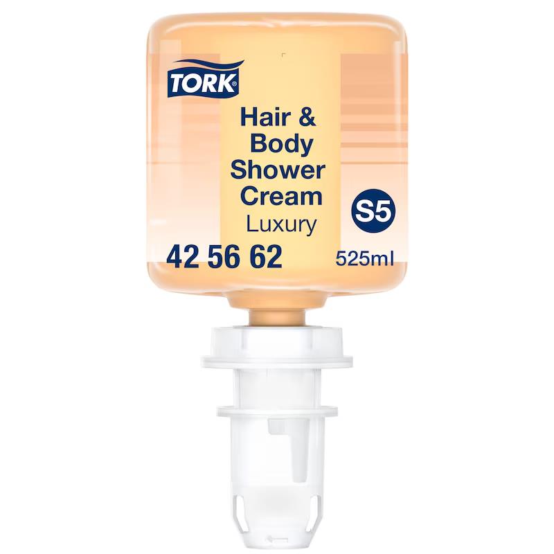 Hair + Body Mini Duschcreme Tork S5 525 ml Flacon mit Arganöl, Luxuriöses
