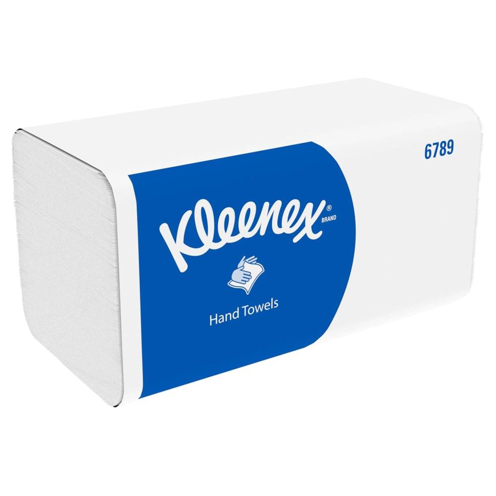 Falthandtücher Kleenex® 21.2 x 21.5 cm 2-lagig, Interfold, weiss