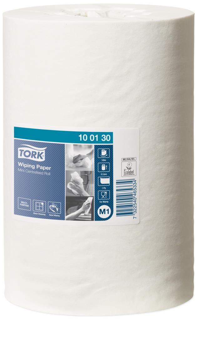 Putztuchrollen Tork Advanced 415 1-lagig unperforiert 21.5 cm x 120 lfm, Innen- Putztuchrollen Tork Advanced 415 1-lagig unperforiert 21.5 cm x 120 lfm, Innen-