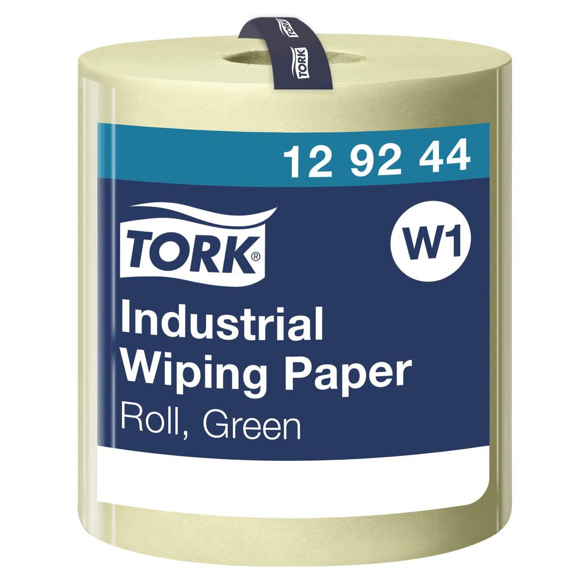 Putztuchrollen Tork, W1-Boden/Wand-Syst. 36.9 cm x 510 lfm, grün, 2-lagig
