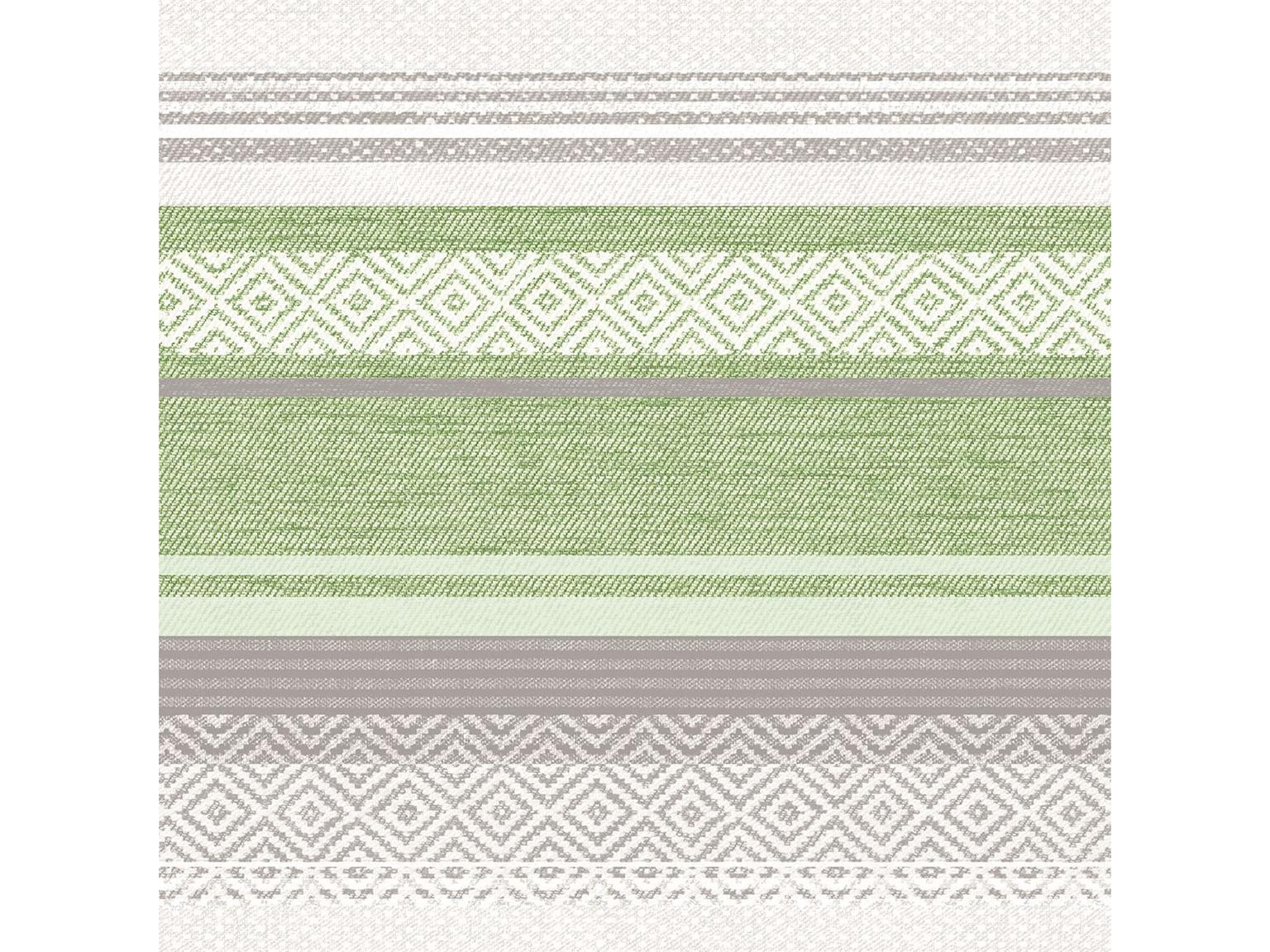 Servietten Airlaid 65 gm2, 40 x 40 cm, 1/4 Falz, "LAGOS" grau/grün Servietten Airlaid 65 gm2, 40 x 40 cm, 1/4 Falz, "LAGOS" grau/grün
