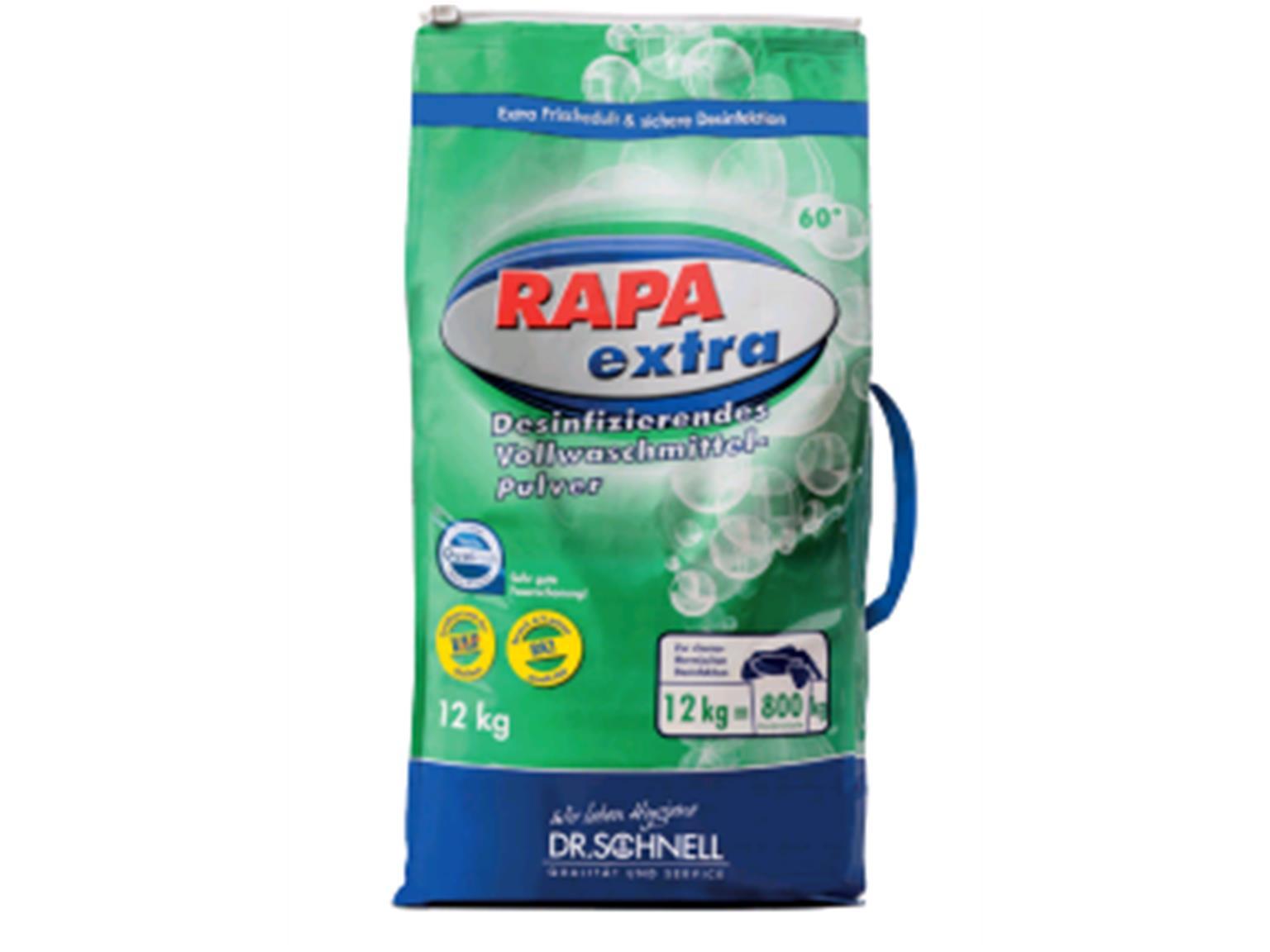 Rapa Extra, phosphatfreies,desinfizieren Pulvervollwaschmittel, 12 kg Rapa Extra, phosphatfreies,desinfizieren Pulvervollwaschmittel, 12 kg