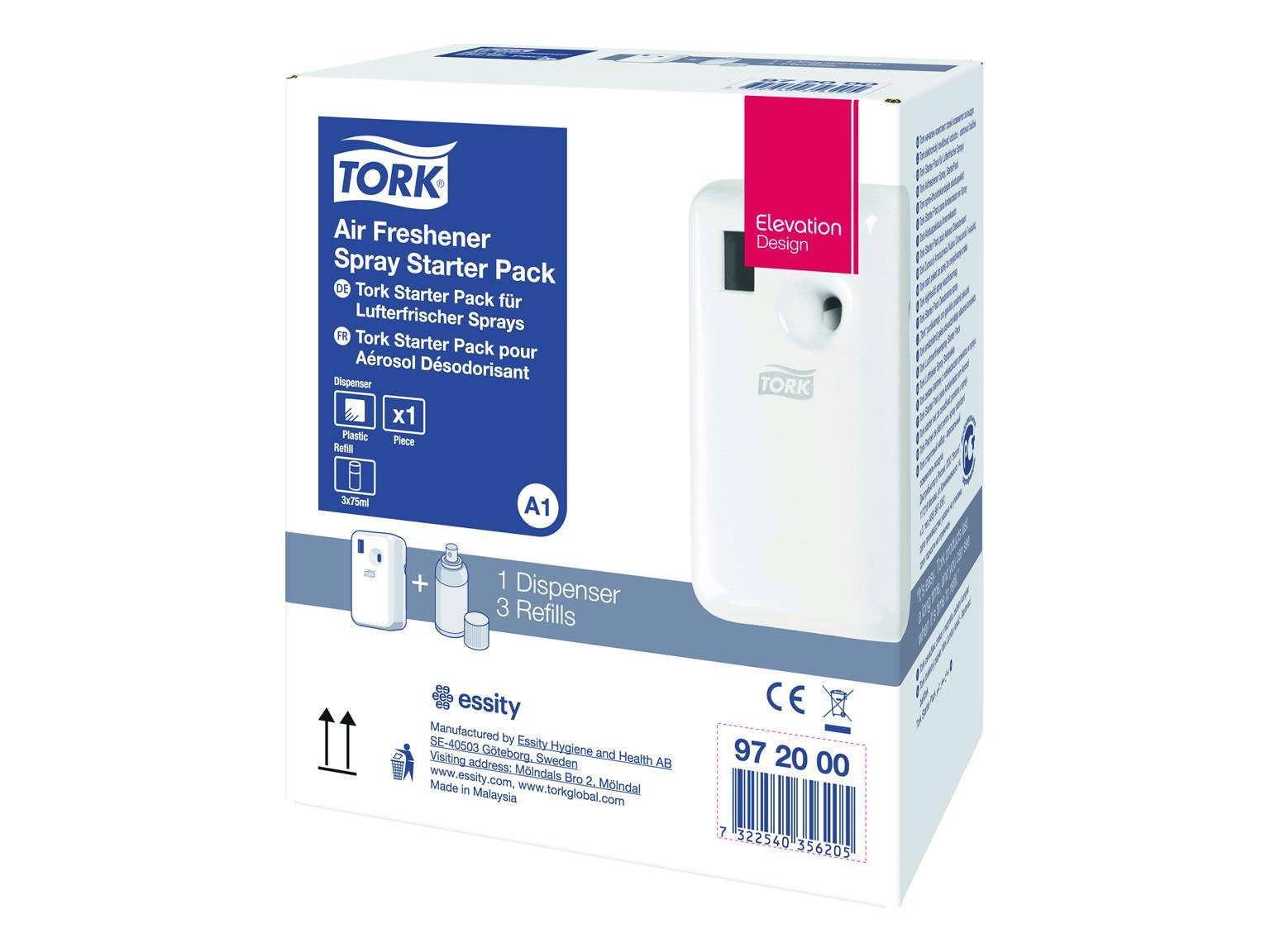 Tork Starter Pack Duftspender mit 3 verschiedenen Duftpatronen Tork Starter Pack Duftspender mit 3 verschiedenen Duftpatronen