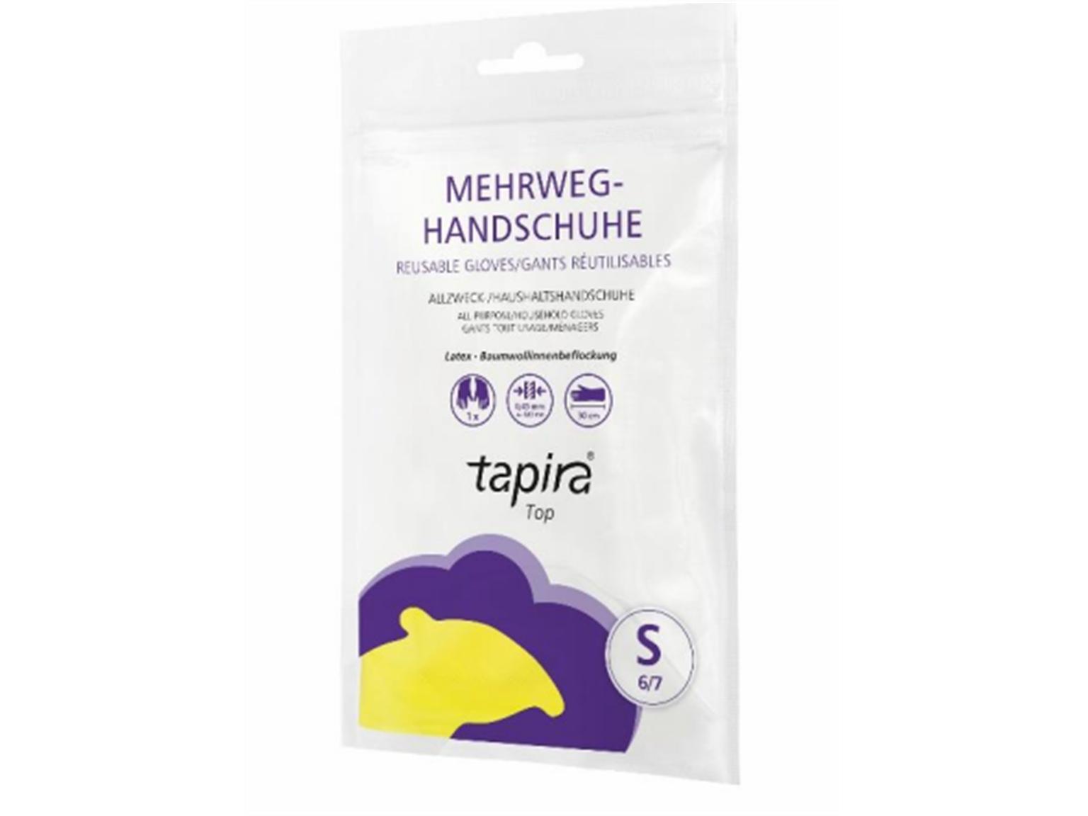 Haushaltshandschuh Tapira Top Latex, Länge 30cm, Grösse XL, gelb Haushaltshandschuh Tapira Top Latex, Länge 30cm, Grösse XL, gelb