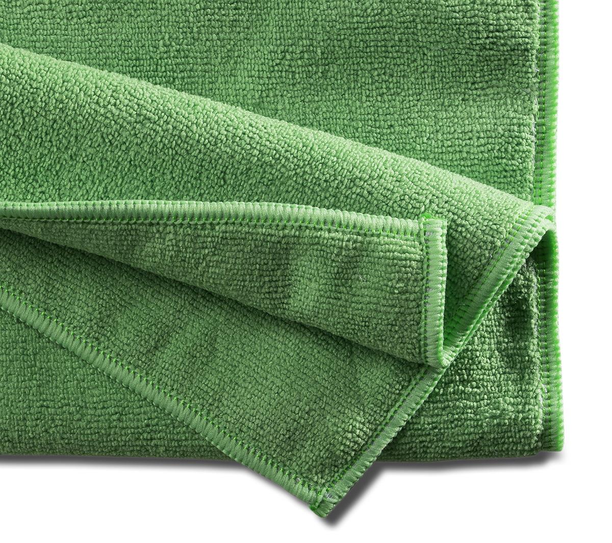 Microfasertuch PROFFESIONAL recycling grün, Frottee, 300g/m2, 40 x 40 cm Microfasertuch PROFFESIONAL recycling grün, Frottee, 300g/m2, 40 x 40 cm