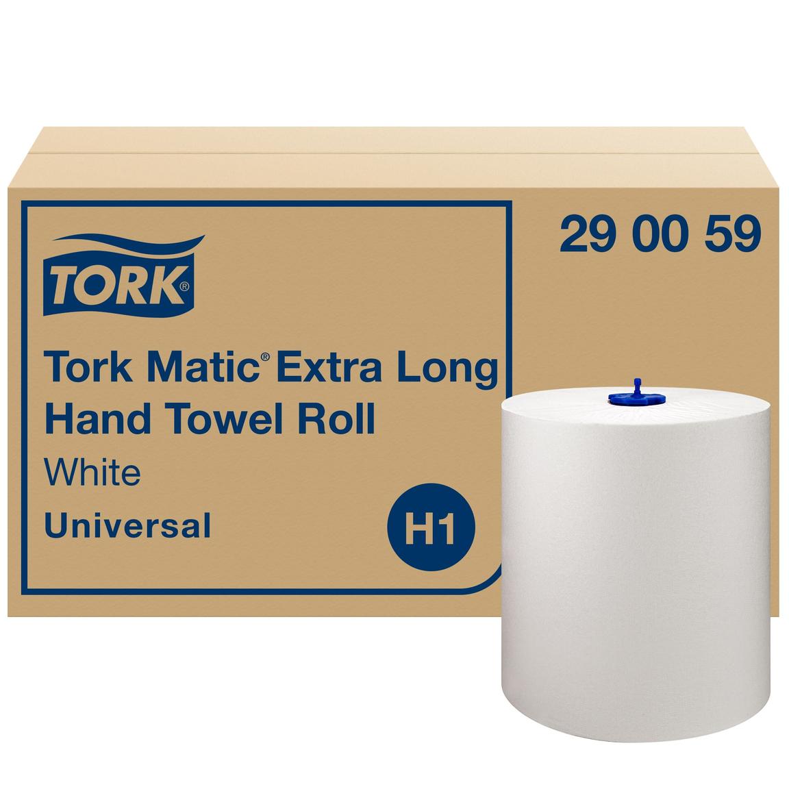 Rollenhandtücher Tork Universal, TAD weiss, 1-lagig, 280 lfm, 1'143 Coupons