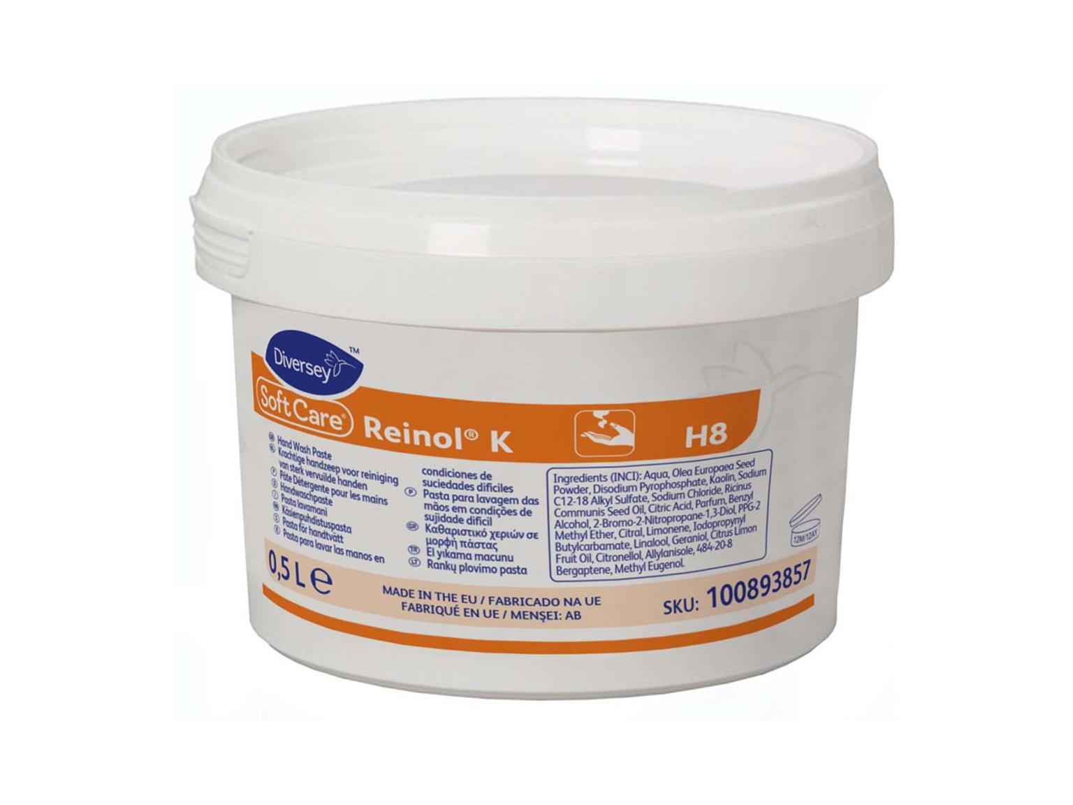 Soft Care Reinol K Handwaschpaste 500 ml Dose, Einsatz in Industrie, Soft Care Reinol K Handwaschpaste 500 ml Dose, Einsatz in Industrie,