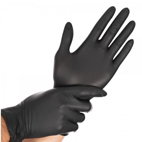 Einweghandschuhe Nitril schwarz, M, 10 x 100 Stück Einweghandschuhe Nitril schwarz, M, 10 x 100 Stück