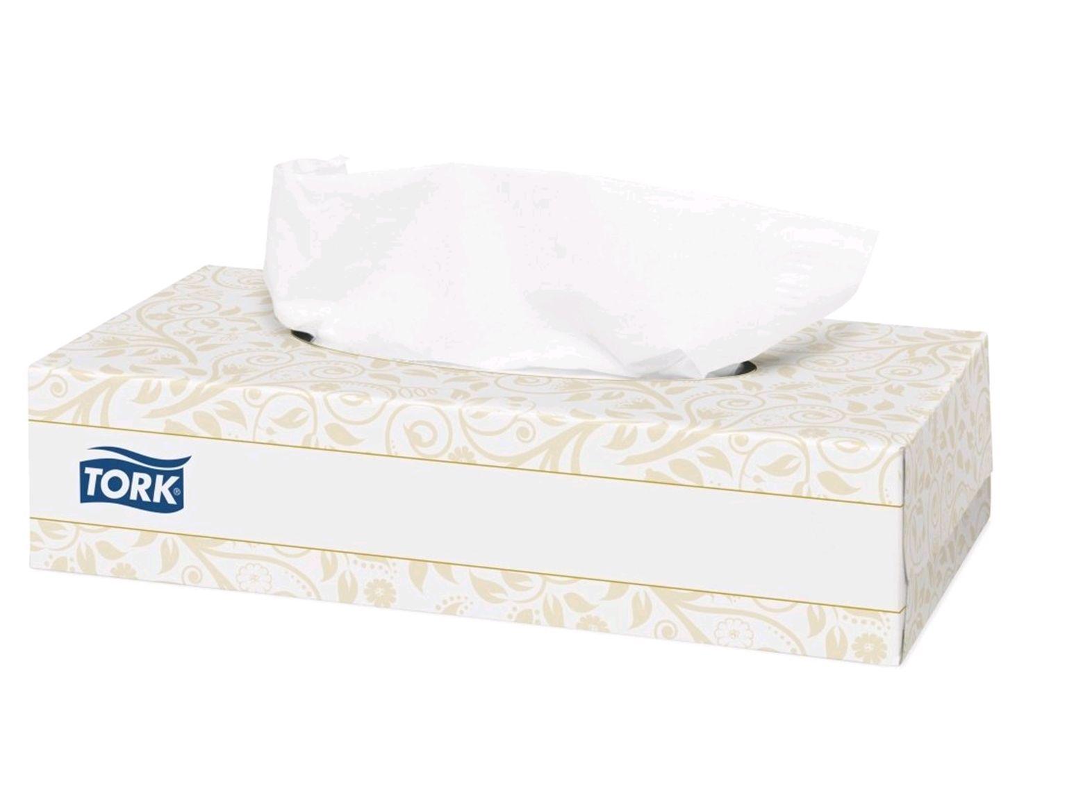 Kosmetiktücher Tork Premium extra weich (F1), weiss, 2-lagig, Zellstoff, 20x21cm Kosmetiktücher Tork Premium extra weich (F1), weiss, 2-lagig, Zellstoff, 20x21cm