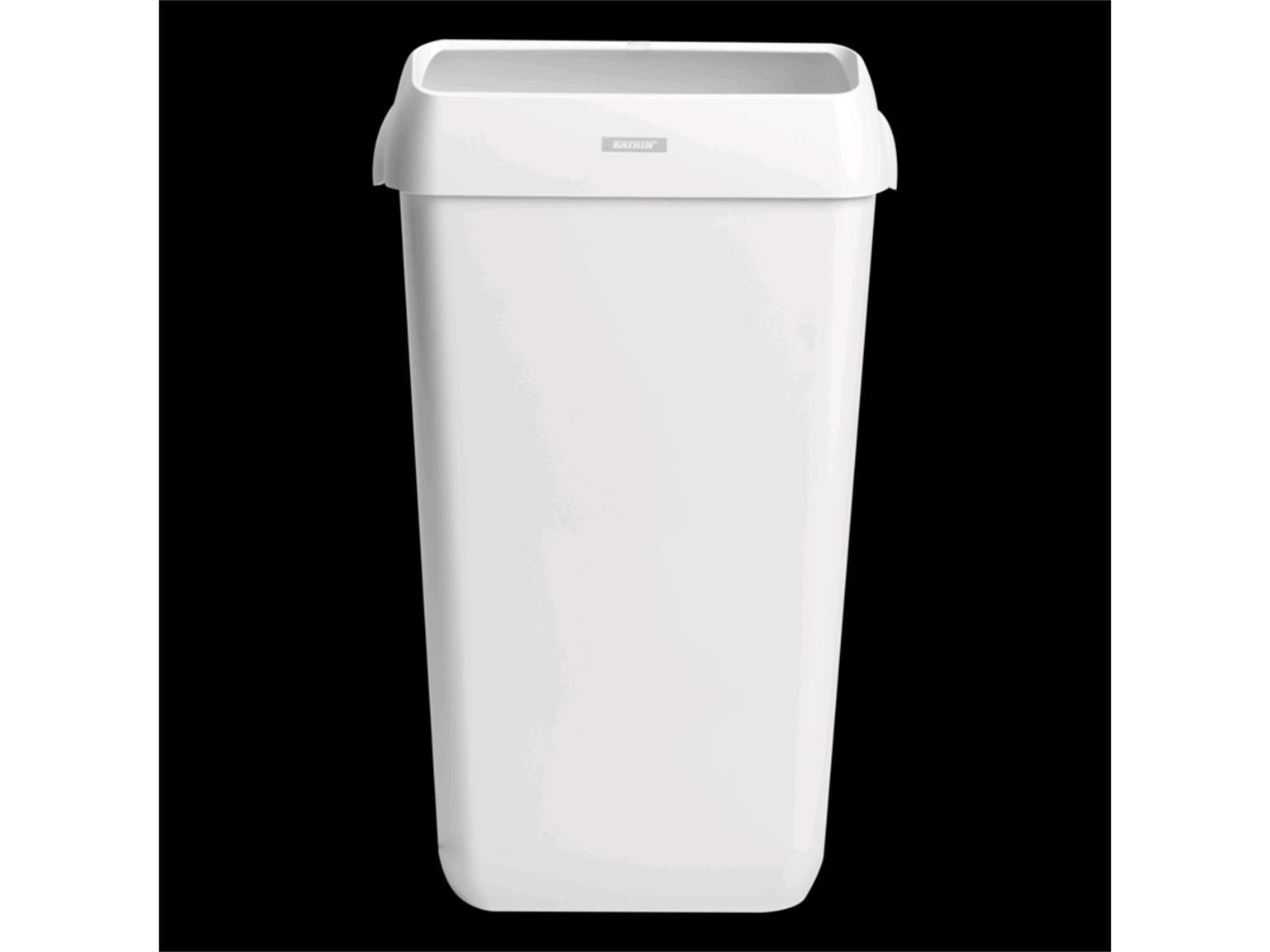 Abfallbehälter Katrin 25 Lt., Kunststoff weiss, H 550 x B 330 x T 230 mm, Abfallbehälter Katrin 25 Lt., Kunststoff weiss, H 550 x B 330 x T 230 mm,