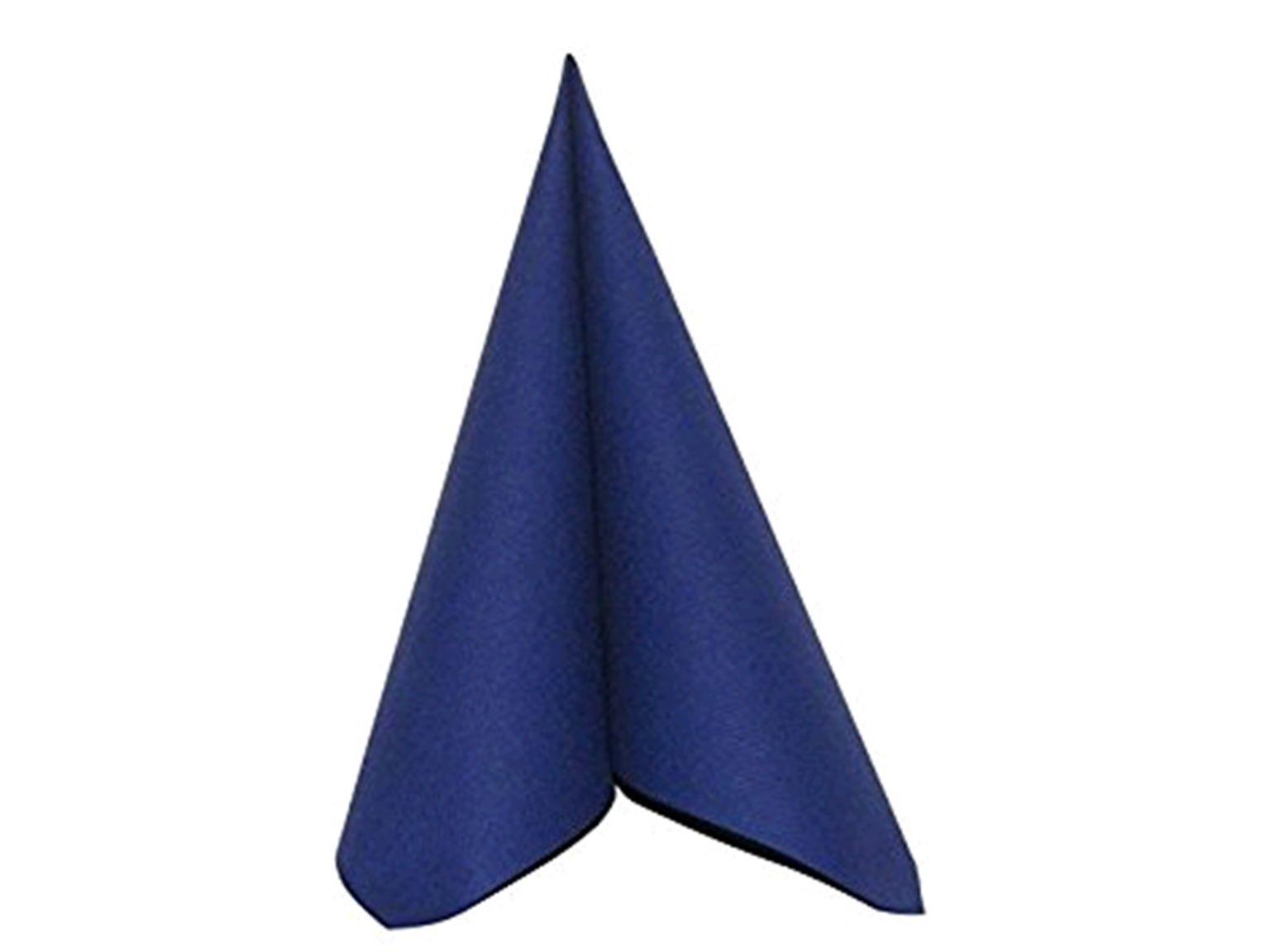Servietten Airlaid, 40 x 40 cm, 1/4 Falz, royalblau Servietten Airlaid, 40 x 40 cm, 1/4 Falz, royalblau