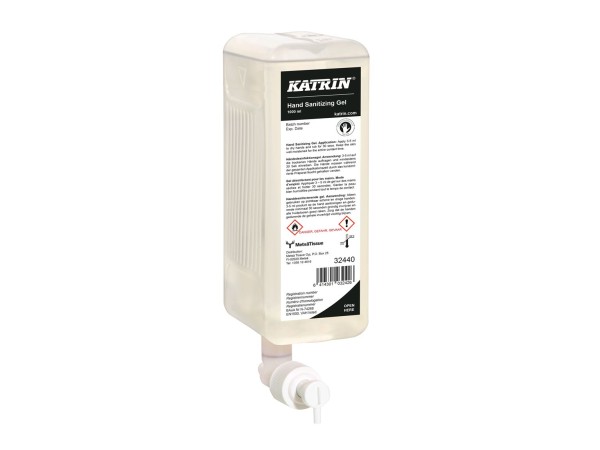 Katrin Handdesinfektionsgel, 1 Liter passend zu Spender 92209 und 90229