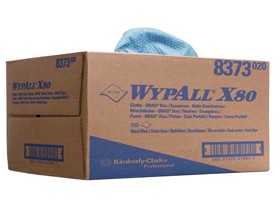 Putztücher Wypall X90 blau, BragBox 42.7 x 31 cm,