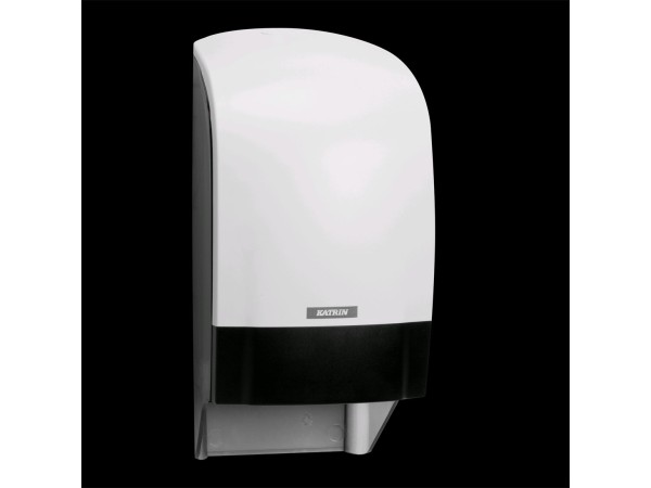 WC-Papier Spender Katrin, Kunststoff weiss, 313 x 154 x 174 mm, für