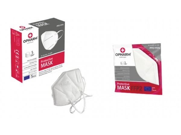 Atemschutzmaske FFP2 ohne Ventil, 5 Stück
