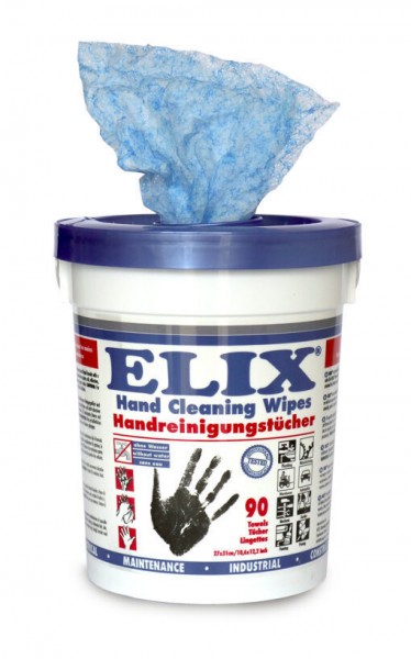 ELIX Handreinigungstücher - 4 x Eimer à 90 Tücher
