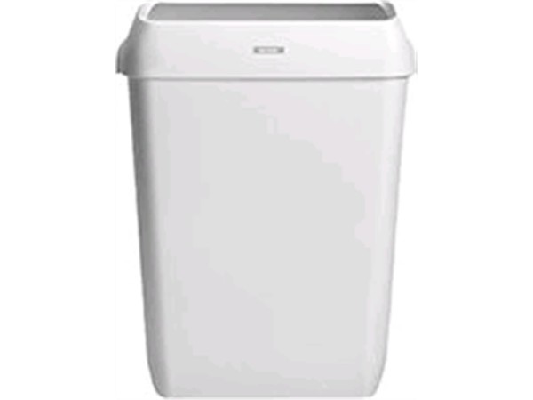 Abfallbehälter Katrin 50 Lt., Kunststoff weiss, 575 x 420 x 280 mm,