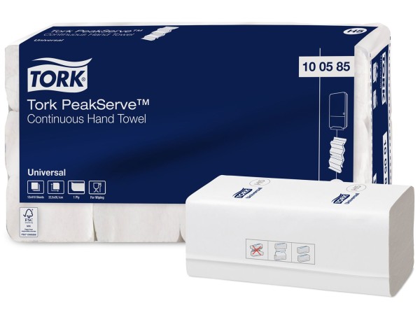 Tork PeakServe H5, Endlos-Handtücher, 20.1 x 22.5 cm, 1-lagig Tissue,Universal