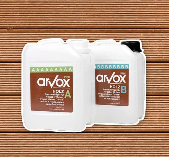 Spezialreiniger Arvox Pro Holz 2-Komponenten-Reiniger (2 x 2.5 Liter)