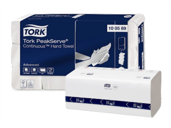 Tork PeakServe H5, Endlos-Handtücher, 20.1 x 22.5 cm, 1-lagig Tissue, Advanced