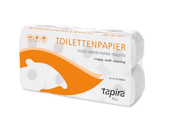 WC-Papier 2-lagig TAPIRA Plus, 1 x 64 Rollen