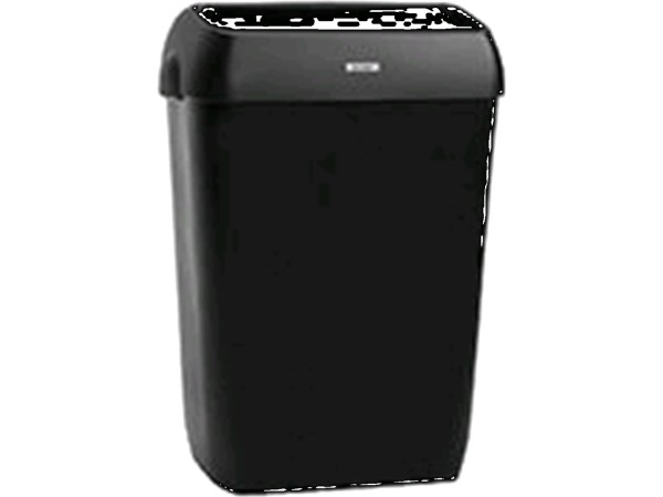 Abfallbehälter Katrin 50 Lt., Kunststoff schwarz, 575 x 420 x 280 mm,