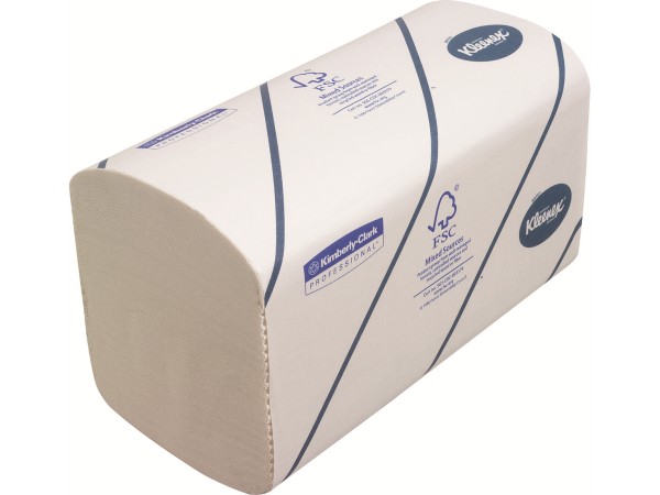 Falthandtücher Kleenex® ULTRA 21.5 x 21 cm 2-lagig, Interfold, weiss